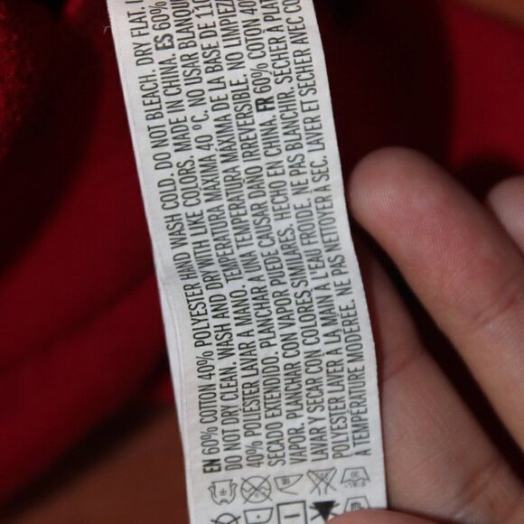 Harry Potter gryffindor Red Long Sleeve Crew Neck Pullover Sweater Size s - Picture 8 of 8